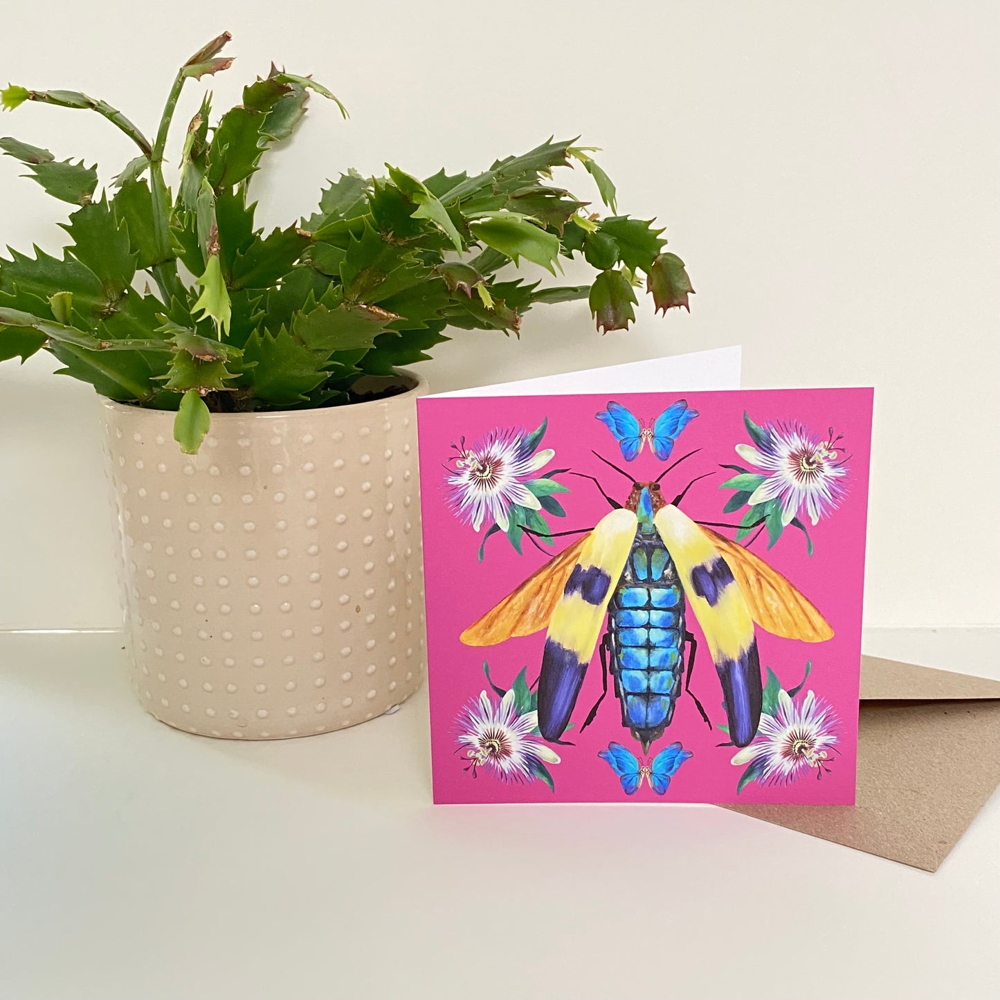 Jewel Beetle Greetings Card