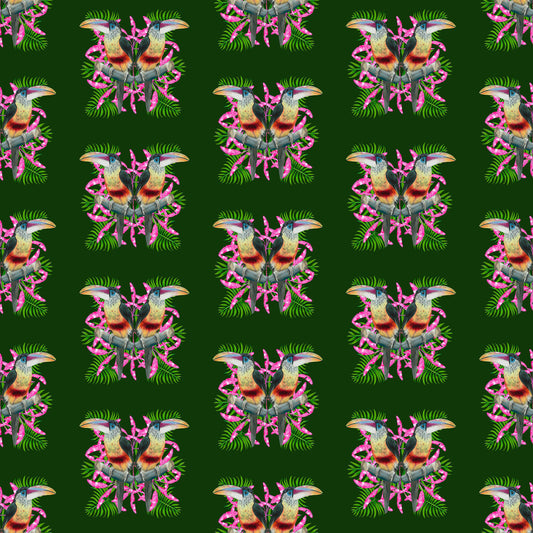 Toucan Wallpaper (Green)