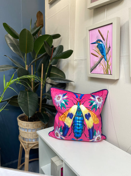 Jewel Beetle Cushion