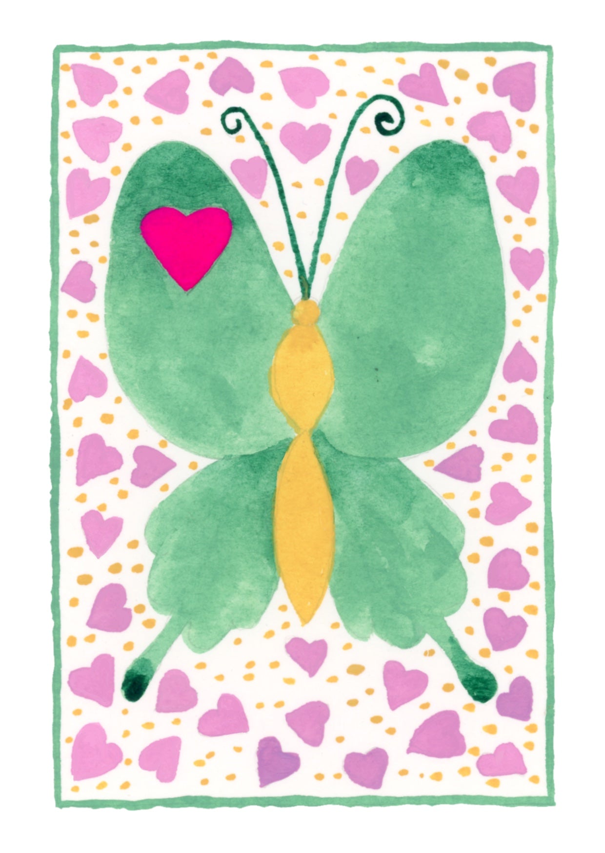 Emerald Love Butterfly