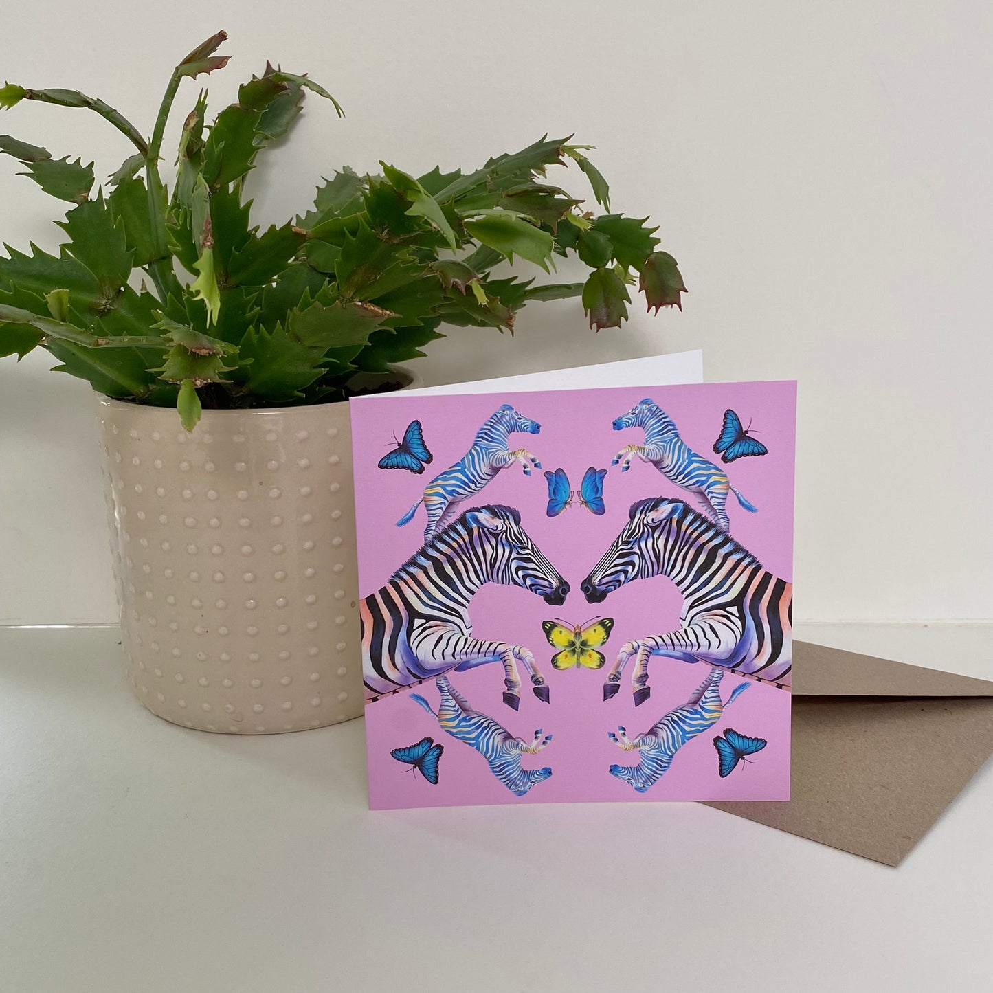 Zebras Greetings Card